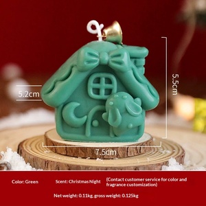 Adornos Navideños, Regalo Hecho a Mano, Casa Navideña, Regalo <span class=keywords><strong>de</strong></span> Aromaterapia, <span class=keywords><strong>Velas</strong></span> Perfumadas <span class=keywords><strong>de</strong></span> Cera <span class=keywords><strong>de</strong></span> Soja con Aroma Navideño - Product Image 4