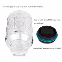 Tirelire de comptage électronique transparente en gros Boîte en plastique créative Design ATM Safe Gift Use EUR USD NT RMB Compatible