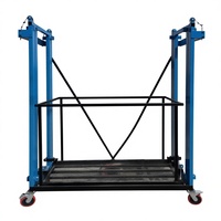 Treuil de levage électrique mobile pour échafaudage de construction avec moteur, pompe et boîte de vitesses, capacité 500 kg, vitesse de levage 4-6 m/min
