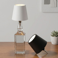Lampe à bouteille de vin rechargeable à intensité variable par toucher, lampe de table LED pour bouteille, veilleuse pour bar et restaurant