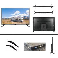 Nouveaux produits Black Smart grand écran de 32 pouces TV numérique analogique par satellite avec batterie pour extérieur intérieur