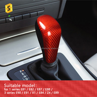 Pommeau de levier de vitesse en Fiber de carbone pour BMW série 1, E81, E82, E87, E88