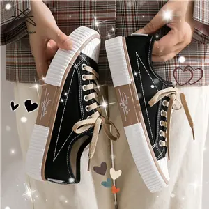2021 Sneakers moda <span class=keywords><strong>donna</strong></span> Casual scarpe da passeggio <span class=keywords><strong>Tennis</strong></span> bianche in tela scarpe Casual da <span class=keywords><strong>donna</strong></span> personalizzate - Product Image 1