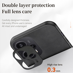 Para <span class=keywords><strong>Redmi</strong></span> Note 12 Turbo PU Funda de cuero para teléfono Funda trasera de cuero de piel de oveja Funda móvil con borde suave - Product Image 4