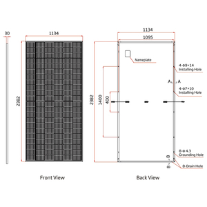 Panel Solar <span class=keywords><strong>Trina</strong></span> de 600-630 W, <span class=keywords><strong>Trina</strong></span>, 600, 605, 610, 615, 620, 625, 630 vatios, Topcon, módulo fotovoltaico Mono antipolvo, almacén <span class=keywords><strong>Trina</strong></span> - Product Image 3