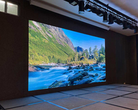 Écran LED géant d'intérieur pour salle de conférence, mur d'écran LED haute résolution P1.86, panneau LED à maintenance frontale, animation pour magasin de détail