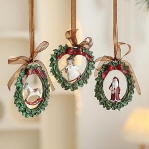 Offres Spéciales Vintage arbre <span class=keywords><strong>de</strong></span> noël ArtificialWreath suspendus ornements rétro cadeau cloche pour joyeux fête déco - Product Image 1