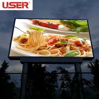 Pantalla LED Fija para Exteriores de Alto Brillo, a Todo Color, IP65 Impermeable, para Publicidad Comercial