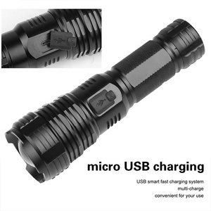 Đèn pin <span class=keywords><strong>LED</strong></span> Xhp70.2 EDC có thể sạc lại, có chức năng zoom, dùng cho cắm trại ngoài trời, sử dụng pin 18650/26650, đạt chuẩn IP65 - Product Image 3