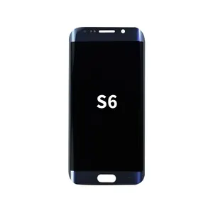 Super Amoled อะไหล่ Lcd สำหรับ Samsung Galaxy S6 S7 S8 S9 S10 S20 S21จอแบน G930และชุดประกอบดิจิไทเซอร์ระบบสัมผัส