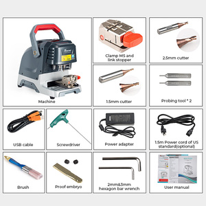 Machine à tailler <span class=keywords><strong>les</strong></span> clés Xhorse Dolphin XP-005 XP005 avec support de serrage M5 pour clés à profil latéral/à rail/Tibbe - Product Image 6