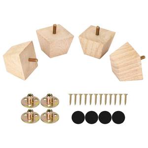 <span class=keywords><strong>Gambe</strong></span> per Mobili in Legno Grezzo Personalizzate con Bulloni Pre-Forati, <span class=keywords><strong>Gambe</strong></span> di Ricambio per Divani e Armadietti e Viti per <span class=keywords><strong>Gambe</strong></span> del Letto Fai-da-Te - Product Image 2