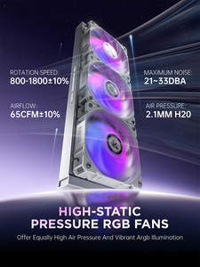 CPU nước làm mát 360mm argb hào quang đồng bộ chất lỏng CPU nước làm mát CPU làm mát hiệu quả cao hệ thống làm mát nước w360 - Product Image 4