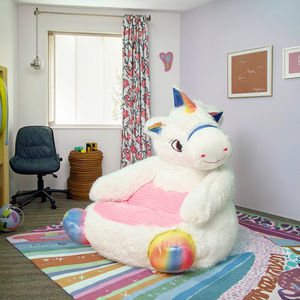 Teddy Bear Panda cartone animato divano sedile carino anatra <span class=keywords><strong>unicorno</strong></span> piccolo <span class=keywords><strong>lettino</strong></span> per uomo pigro - Product Image 2