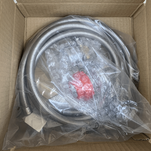 <span class=keywords><strong>Tuyau</strong></span> de propane tressé en acier inoxydable réglable à haute pression avec jauge 0-30PSI et indicateur de débit de <span class=keywords><strong>gaz</strong></span> 0 ~ 60PSI - Product Image 1