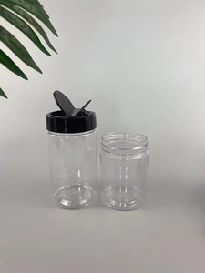 Meilleures ventes de pots à épices en plastique PET de marque MY, 400 ml, qualité alimentaire, avec couvercle à rabat, impression numérique - Product Image 2