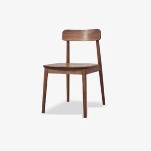 Kursi Makan Modern dari Kayu <span class=keywords><strong>Walnut</strong></span> Hitam Solid untuk Penggunaan di Hotel dan Rumah dengan Sandaran - Product Image 6