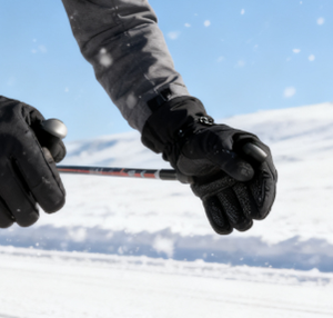 Перчатки для лыж и сноуборда унисекс с раздельными пальцами, настраиваемые под заказ, напрямую от производителя, 100% полиэстер, водонепроницаемые, ветрозащитные, дышащие - Product Image 3