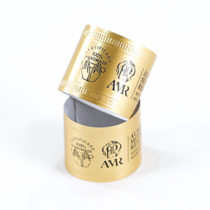 High Quality Gold Foil Vinyl Cigar Band Ring Newest Design for Premium <b>Packaging</b> <b>Labels</b> cigar custom bands - Product Image 1