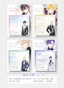 Nouveau Mixte Anime 4 <span class=keywords><strong>livre</strong></span>/ensemble <span class=keywords><strong>Genshin</strong></span> <span class=keywords><strong>Impact</strong></span> Sticky Note pad Cartoon Printing 60 feuilles Satoru Gojo Note Pad avec logo pour les étudiants - Product Image 6