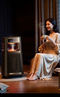 Pemanas Ruangan Listrik Harga Pabrik 2026 1500-2000W Hemat Energi Kipas Pemanas Portabel Dengan Remote 90 Osilasi Pemanas Pintar