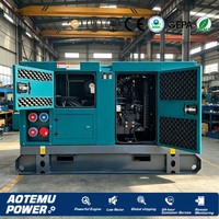 Générateur diesel à faible niveau sonore 30KVA 50kW 75KVA 80KW 100kW 120KVA 150KW 180KVA avec amortissement des vibrations pour usage commercial