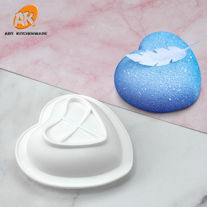 AK <span class=keywords><strong>3D</strong></span> corazón silicona Mousse pastelería moldes <span class=keywords><strong>de</strong></span> pastel <span class=keywords><strong>de</strong></span> Chocolate para decoración <span class=keywords><strong>de</strong></span> pasteles <span class=keywords><strong>de</strong></span> boda moldes para hornear Día <span class=keywords><strong>de</strong></span> San Valentín pastelería hornear - Product Image 4