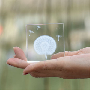 Hot Bán 8Cm Pha Lê Thủy Tinh Cube Điêu Khắc Cổ Tích Và Tình Yêu Chủ Đề Lưu Niệm Và Trang Trí Nội Thất Mục Khắc Đánh Bóng Kỹ Thuật Cho Quà Tặng - Product Image 4