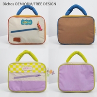 Trousse de Maquillage de Voyage Pliable de Luxe en Toile Grande Capacité avec Fermeture Éclair pour Femmes – Idéale pour le Rangement Quotidien et les Voyages
