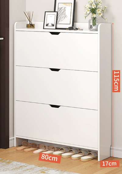 Blanco cálido, tres cubos, 80 cm.