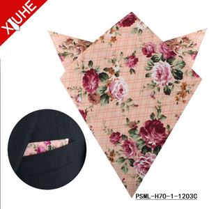 Venta caliente hecho bolsillo Digital impreso flor diseño orgánico 100% <span class=keywords><strong>tela</strong></span> de algodón pañuelos - Product Image 3