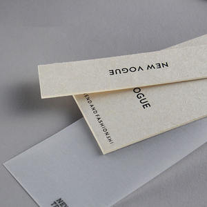 Etiqueta Colgante de Papel Mate de <span class=keywords><strong>Doble</strong></span> Capa de Lujo, Impresión Personalizada con su Logotipo y Nombre de Marca, Etiqueta Colgante para Ropa - Product Image 2
