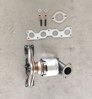 Kit convertitore catalitico collettore di scarico anteriore compatibile con 2014-2015 e Hyundai Santa