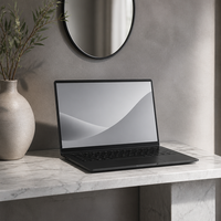 Nouvel ordinateur portable mini de 14 pouces personnalisé par la marque, AMD Ryzen 5 5500U, 16 Go de RAM, 512 Go de SSD, Windows 11 Business Notebook