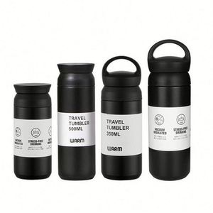 แก้วกาแฟสุญญากาศสแตนเลสขนาด 350 มล. 500 มล. พร้อมฝาปิด - Product Image 3