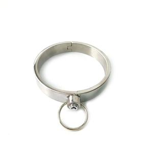 <span class=keywords><strong>Collar</strong></span> de esclavo de acero inoxidable para adultos, fetiche sexual, juego de rol BDSM - Product Image 4