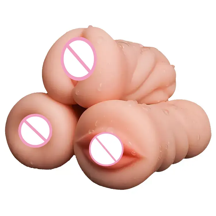 Hot Selling TPE Plastic Male Masturbator Pocket Pussy Sex Toys for Men