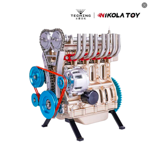 Saturn Culture en colaboración con Nikolatoy, modelo de coche articulado miniatura con motor de cuatro cilindros en línea de metal, temática de cine y televisión, unisex - Product Image 3