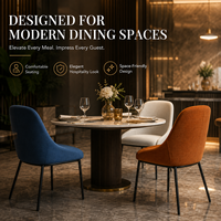 Chaise de salle à manger rembourrée de luxe moderne, confort ergonomique, durabilité commerciale, design élégant, mobilier pour hôtel et restaurant