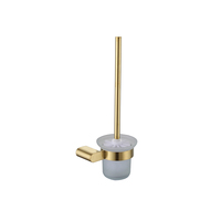 Ensemble d'accessoires de salle de bain modernes en acier inoxydable à fixation murale, porte-papier toilette, porte-brosse, utilisation hôtelière, ensemble en métal