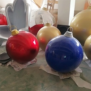 Decoración Navideña para Exteriores, Esferas Navideñas <span class=keywords><strong>Grandes</strong></span> <span class=keywords><strong>de</strong></span> Fibra <span class=keywords><strong>de</strong></span> Vidrio <span class=keywords><strong>de</strong></span> 150 cm, Adornos para Exhibiciones en Centros Comerciales - Product Image 5