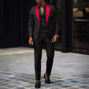 Completo da Uomo Slim Fit 2 Pezzi per Affari: Blazer e Pantaloni - Abito da Cerimonia per Gentiluomini 2026 - Product Image 2