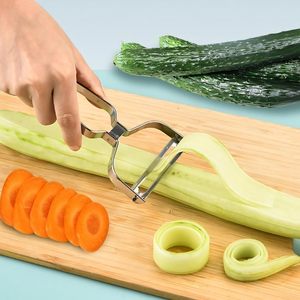 Pelador de Verduras Manual en Forma de Y de Acero Inoxidable para Frutas y Verduras, Patatas, Zanahorias, Pepinos - Duradero y Fácil de Limpiar - Product Image 5