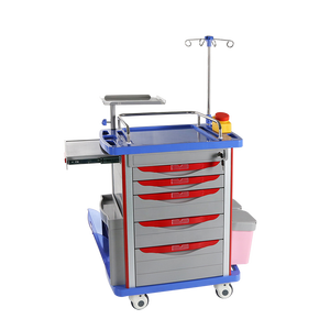 MKR MEDICAL Cadre supérieur de tiroir <span class=keywords><strong>en</strong></span> <span class=keywords><strong>plastique</strong></span> ABS pour hôpital chinois, colonnes <span class=keywords><strong>en</strong></span> alliage d'aluminium, rails <span class=keywords><strong>en</strong></span> acier inoxydable, multifonctionnel d'urgence - Product Image 1