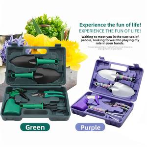 Three-piece Flower Planting Tool Set with PP Plastic Handle for Potted Plants and Bonsai <strong>Gardening</strong> - Product Image 3