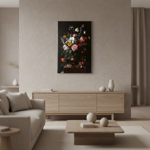 <span class=keywords><strong>Vaso</strong></span> di Fiori Classico dell'Era Vittoriana, Natura Morta Dipinta a Mano, Stampa Digitale su Tela, Arte Incorniciata di Lusso Impermeabile - Product Image 3