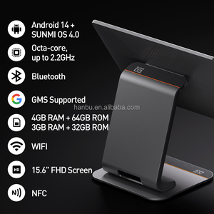 Sunmi D3 All in One 15.6 Inch FHD Touchscreen Built in Billing Terminal for <b>Coffee</b> Shop - Product Image 2