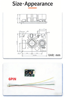 Modul Pengukur Jarak Laser Non-Kontak Siman SDM20 Industrial 0.05-20m 200Hz Akurasi 5cm Sensor Jarak Truk Jarak Pendek