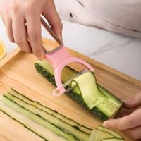 Éplucheur multifonctionnel en acier inoxydable, couteau manuel tranchant, grattoir, outil de cuisine parfait pour les fruits, les légumes, les pommes de terre, les carottes et les concombres