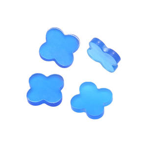Venta Directa <span class=keywords><strong>de</strong></span> Fábrica <span class=keywords><strong>de</strong></span> Joyería-Collar Pendientes Belleza Cuidado Personal Ágata Azul Natural Calcedonia Trébol <span class=keywords><strong>de</strong></span> <span class=keywords><strong>Cuatro</strong></span> <span class=keywords><strong>Hojas</strong></span> Piedra Plana - Product Image 5